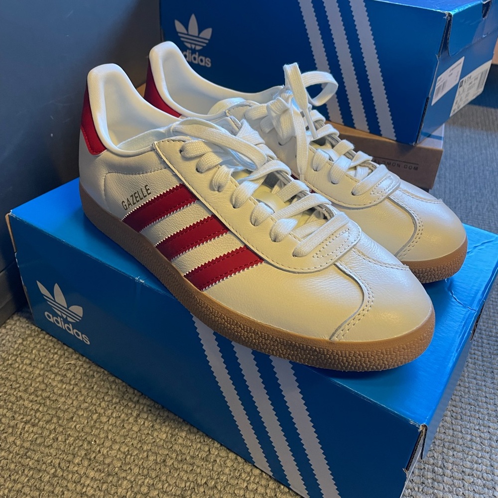 Adidas Gazelle Red/Cream